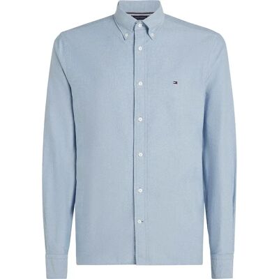 Tommy Hilfiger Chemise à Manches Longues Solid Heritage Oxford Rf Opthic White L Homme - Publicité Tommy Hilfiger Chemise à Manches Longues Solid Heritage Oxford Rf Opthic White L Homme - Publicité