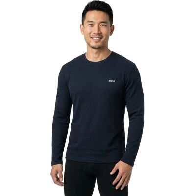 Boss T-shirt De Pyjama à Manches Longues Waffle 10269584 Dark Blue L - Publicité Boss T-shirt De Pyjama à Manches Longues Waffle 10269584 Dark Blue L - Publicité