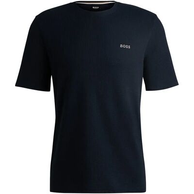Boss T-shirt De Pyjama à Manches Courtes Waffle 10269584 Dark Blue M Homme - Publicité Boss T-shirt De Pyjama à Manches Courtes Waffle 10269584 Dark Blue M Homme - Publicité
