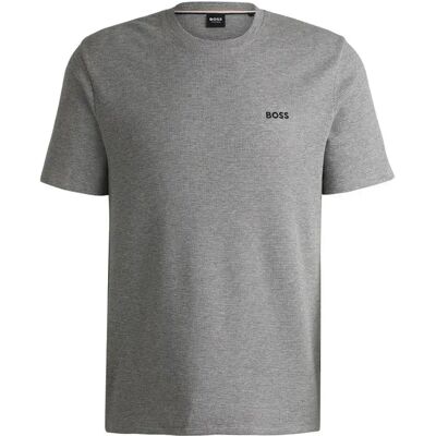 Boss T-shirt De Pyjama à Manches Courtes Waffle 10269584 Medium Grey S Homme - Publicité Boss T-shirt De Pyjama à Manches Courtes Waffle 10269584 Medium Grey S Homme - Publicité