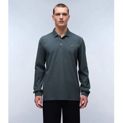 Napapijri Polo à Manches Longues Ealis Green Urban S Homme - Publicité Napapijri Polo à Manches Longues Ealis Green Urban S Homme - Publicité
