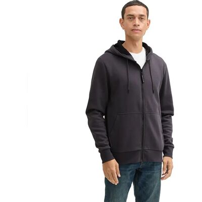 Tom Tailor Sweat-shirt à Zip Printed Tarmac Grey M Homme - Publicité Tom Tailor Sweat-shirt à Zip Printed Tarmac Grey M Homme - Publicité