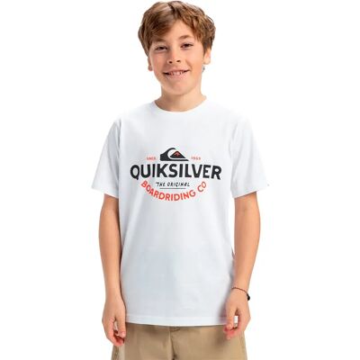 Quiksilver - Typed Out - Blanc - Enfants - T-Shirt - Publicité Quiksilver - Typed Out - Blanc - Enfants - T-Shirt - Publicité