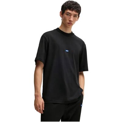 Hugo T-shirt à Manches Courtes Nieros 10257318 Blue Black L Homme - Publicité Hugo T-shirt à Manches Courtes Nieros 10257318 Blue Black L Homme - Publicité