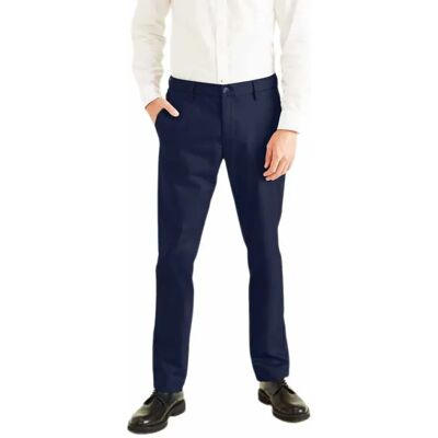 Dockers Pantalon Signature Stain Defender Slim Navy Blazer 34 Homme - Publicité Dockers Pantalon Signature Stain Defender Slim Navy Blazer 34 Homme - Publicité