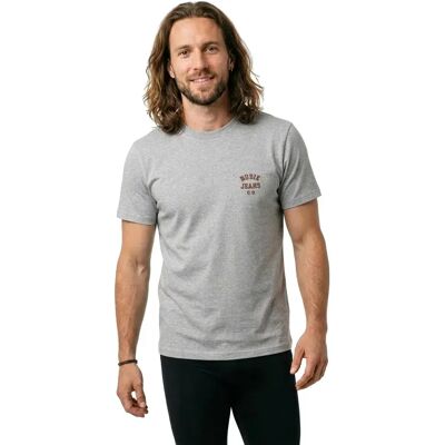 Nudie Jeans T-shirt à Manches Courtes Roy Logo Grey Melange XL - Publicité Nudie Jeans T-shirt à Manches Courtes Roy Logo Grey Melange XL - Publicité