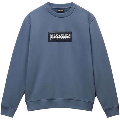 Napapijri Sweat-shirt Box Logo Stormy Weat S Homme - Publicité Napapijri Sweat-shirt Box Logo Stormy Weat S Homme - Publicité