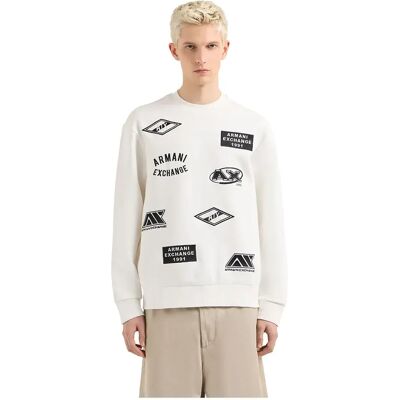Giorgio Armani Exchange Sweat-shirt Xm000479a_f10818u Off White XL Homme - Publicité Giorgio Armani Exchange Sweat-shirt Xm000479a_f10818u Off White XL Homme - Publicité
