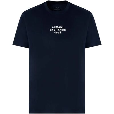 Giorgio Armani Exchange T-shirt à Manches Courtes Xm000540a_f10362u Deep Navy S Homme - Publicité Giorgio Armani Exchange T-shirt à Manches Courtes Xm000540a_f10362u Deep Navy S Homme - Publicité