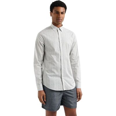 Giorgio Armani Exchange Chemise à Manches Longues Xm000625a_f13184f Off White Circle Ax L Homme - Publicité Giorgio Armani Exchange Chemise à Manches Longues Xm000625a_f13184f Off White Circle Ax L Homme - Publicité