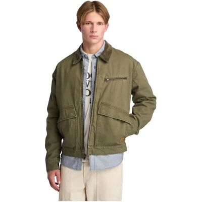 Timberland Veste Strafford Washed Canvas Leaf Green 2XL - Publicité Timberland Veste Strafford Washed Canvas Leaf Green 2XL - Publicité
