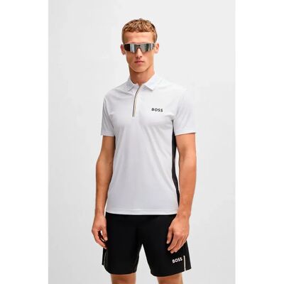 Boss Pull Paddy Tech Pro 10270219 White M - Publicité Boss Pull Paddy Tech Pro 10270219 White M - Publicité
