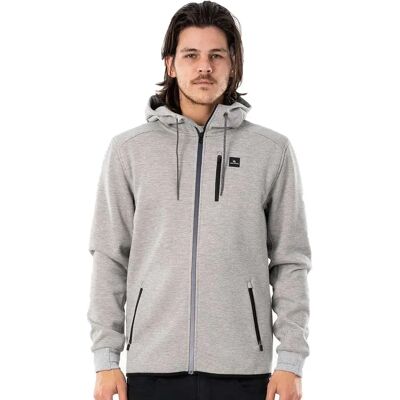 Rip Curl Sweat-shirt à Zip Anti Series Departed Grey M Homme - Publicité Rip Curl Sweat-shirt à Zip Anti Series Departed Grey M Homme - Publicité