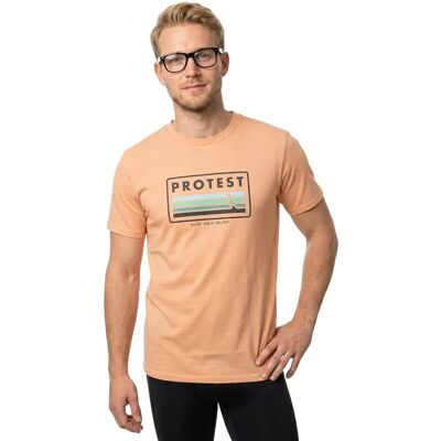 Protest T-shirt à Manches Courtes Barn Cadmium Orange L Homme - Publicité Protest T-shirt à Manches Courtes Barn Cadmium Orange L Homme - Publicité