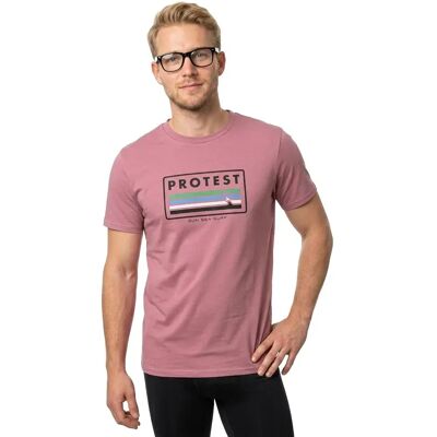Protest T-shirt à Manches Courtes Barn Dusk Sky Pink L Homme - Publicité Protest T-shirt à Manches Courtes Barn Dusk Sky Pink L Homme - Publicité