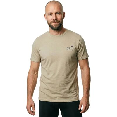Protest T-shirt à Manches Courtes Oxford Bamboo Beige S Homme - Publicité Protest T-shirt à Manches Courtes Oxford Bamboo Beige S Homme - Publicité