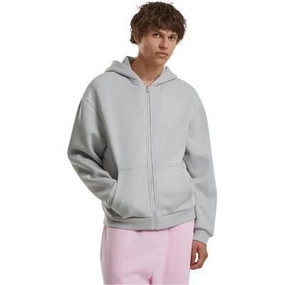 Build Your Brand Sweat-shirt à Zip Fluffy Light Asphalt 4XL Homme - Publicité Build Your Brand Sweat-shirt à Zip Fluffy Light Asphalt 4XL Homme - Publicité