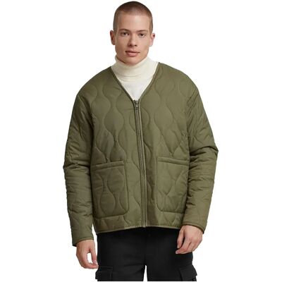 Urban Classics Veste Padded Quilting Olive 3XL Homme - Publicité Urban Classics Veste Padded Quilting Olive 3XL Homme - Publicité