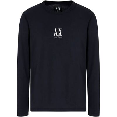Giorgio Armani Exchange T-shirt à Manches Longues Xm000364_af12308 Deep Navy XS Homme - Publicité Giorgio Armani Exchange T-shirt à Manches Longues Xm000364_af12308 Deep Navy XS Homme - Publicité