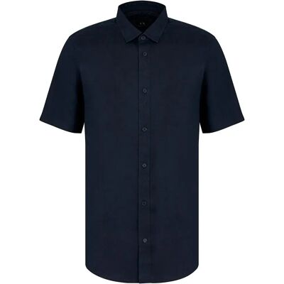 Giorgio Armani Exchange Chemise à Manches Courtes Xm001223_af14619 Deep Navy M Homme - Publicité Giorgio Armani Exchange Chemise à Manches Courtes Xm001223_af14619 Deep Navy M Homme - Publicité