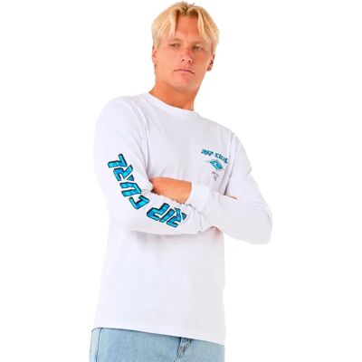 Rip Curl T-shirt à Manches Longues Fade Out Icon White S Homme - Publicité Rip Curl T-shirt à Manches Longues Fade Out Icon White S Homme - Publicité