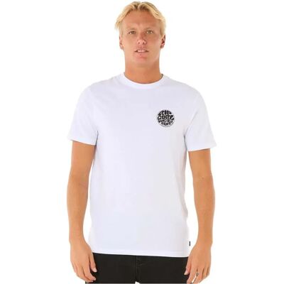 Rip Curl Wettie Icon Blanc XS - T-shirt - Publicité Rip Curl Wettie Icon Blanc XS - T-shirt - Publicité