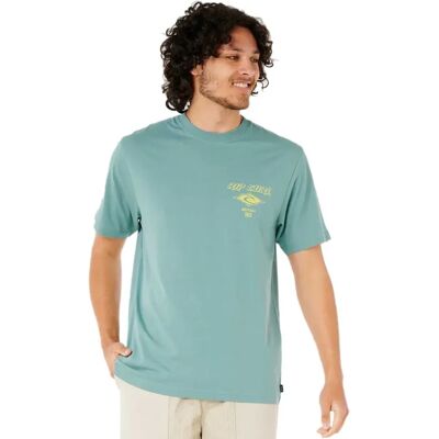 Rip Curl T-shirt à Manches Courtes Fade Out Icon Blue Lagoon S Homme - Publicité Rip Curl T-shirt à Manches Courtes Fade Out Icon Blue Lagoon S Homme - Publicité