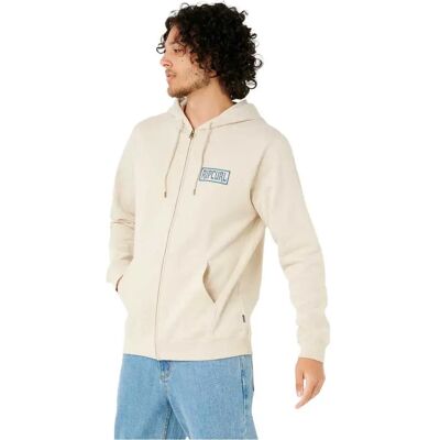 Rip Curl Sweat-shirt à Zip Made For Vintage White L Homme - Publicité Rip Curl Sweat-shirt à Zip Made For Vintage White L Homme - Publicité