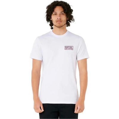 Rip Curl T-shirt à Manches Courtes Made For White 2XL Homme - Publicité Rip Curl T-shirt à Manches Courtes Made For White 2XL Homme - Publicité