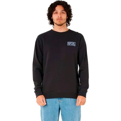 Rip Curl Sweat-shirt Made For Washed Black S Homme - Publicité Rip Curl Sweat-shirt Made For Washed Black S Homme - Publicité