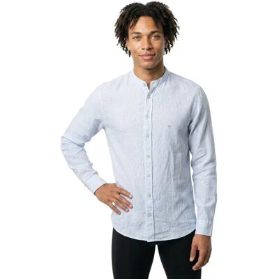 Fynch Hatton Chemise à Manches Longues 15046168 Linen Fine Stripe Summer Breeze L Homme - Publicité Fynch Hatton Chemise à Manches Longues 15046168 Linen Fine Stripe Summer Breeze L Homme - Publicité