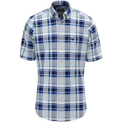 Fynch Hatton Chemise à Manches Courtes Colorful Combi Checks Navy L Homme - Publicité Fynch Hatton Chemise à Manches Courtes Colorful Combi Checks Navy L Homme - Publicité