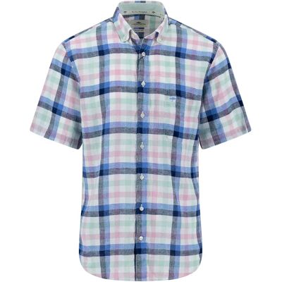Fynch Hatton Chemise à Manches Courtes Summer Linen Check Minty Green XL Homme - Publicité Fynch Hatton Chemise à Manches Courtes Summer Linen Check Minty Green XL Homme - Publicité
