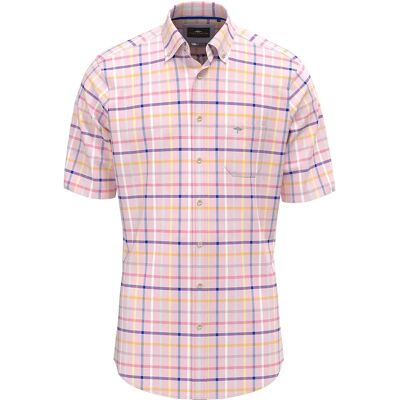 Fynch Hatton Chemise à Manches Courtes Summer Oxford Check Peony M Homme - Publicité Fynch Hatton Chemise à Manches Courtes Summer Oxford Check Peony M Homme - Publicité