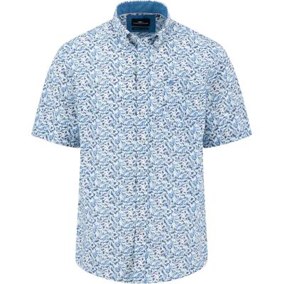 Fynch Hatton Chemise à Manches Courtes Summer Poplin Print Summer Breeze S Homme - Publicité Fynch Hatton Chemise à Manches Courtes Summer Poplin Print Summer Breeze S Homme - Publicité