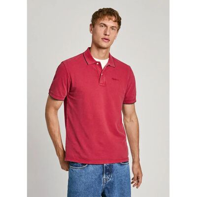 Pepe Jeans Polo à Manches Courtes John Gd Ruby Red M Homme - Publicité Pepe Jeans Polo à Manches Courtes John Gd Ruby Red M Homme - Publicité