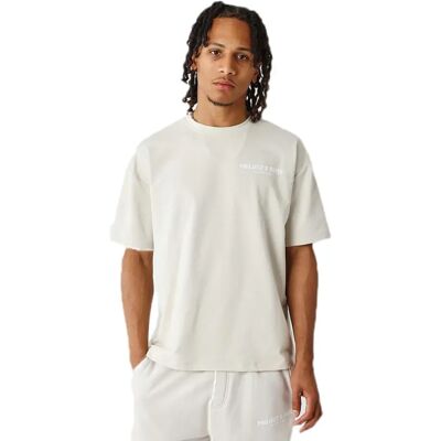 Pro-Ject X Paris T-shirt à Manches Courtes Beige S Homme - Publicité Pro-Ject X Paris T-shirt à Manches Courtes Beige S Homme - Publicité