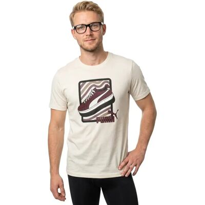 Puma T-shirt à Manches Courtes Graphic Sneaker Alpine Snow S Homme - Publicité Puma T-shirt à Manches Courtes Graphic Sneaker Alpine Snow S Homme - Publicité