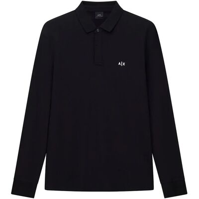 Giorgio Armani Exchange Polo à Manches Longues Xm001288_af17321 Black S Homme - Publicité Giorgio Armani Exchange Polo à Manches Longues Xm001288_af17321 Black S Homme - Publicité