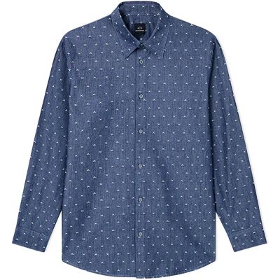 Giorgio Armani Exchange Chemise à Manches Longues Xm001716_af17528 Big Lettering Jacqua L Homme - Publicité Giorgio Armani Exchange Chemise à Manches Longues Xm001716_af17528 Big Lettering Jacqua L Homme - Publicité