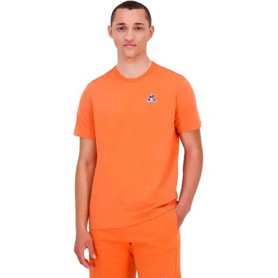 Le Coq Sportif T-shirt à Manches Courtes Ess N°1 Orange Camuset S Homme - Publicité Le Coq Sportif T-shirt à Manches Courtes Ess N°1 Orange Camuset S Homme - Publicité