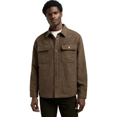 Lee Chemise Surchemise 112371313 Brown Jaspe 2XL - Publicité Lee Chemise Surchemise 112371313 Brown Jaspe 2XL - Publicité