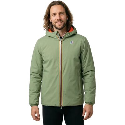 K-way Veste Jack Warm Double Green / Orange M - Publicité K-way Veste Jack Warm Double Green / Orange M - Publicité