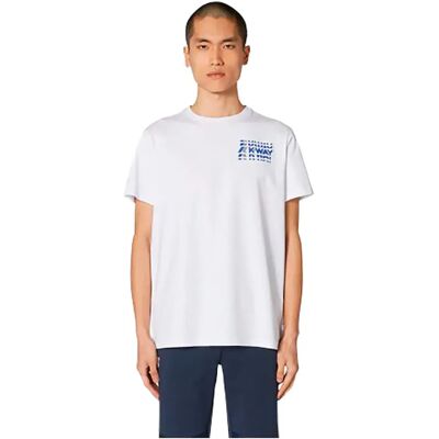 K-way T-shirt à Manches Courtes Odom Multiple Lettering White L Homme - Publicité K-way T-shirt à Manches Courtes Odom Multiple Lettering White L Homme - Publicité