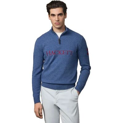 Hackett Pull à Demi-zip Heritage No.2 Eton Blue L - Publicité Hackett Pull à Demi-zip Heritage No.2 Eton Blue L - Publicité