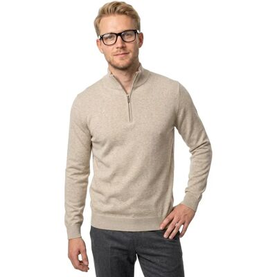 Hackett Pull à Demi-zip Hm7000144 Malt Beige L - Publicité Hackett Pull à Demi-zip Hm7000144 Malt Beige L - Publicité