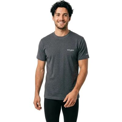 Pepe Jeans T-shirt à Manches Courtes Terry Dark Grey Marl L Homme - Publicité Pepe Jeans T-shirt à Manches Courtes Terry Dark Grey Marl L Homme - Publicité