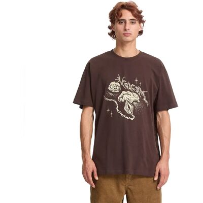 Volcom T-shirt à Manches Courtes Death Truction Loose Fit Cacao M Homme - Publicité Volcom T-shirt à Manches Courtes Death Truction Loose Fit Cacao M Homme - Publicité