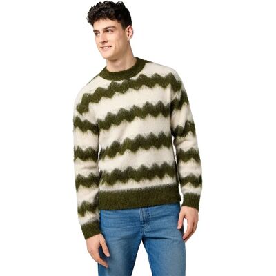 Wrangler Pull Striped Relaxed Fit Ivy Green XL - Publicité Wrangler Pull Striped Relaxed Fit Ivy Green XL - Publicité