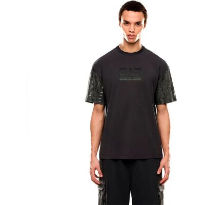 Giorgio Armani Ea7 Emporio Armani T-shirt à Manches Courtes Train Graphic Series Monogram Infill Grey 3XL Homme - Publicité Giorgio Armani Ea7 Emporio Armani T-shirt à Manches Courtes Train Graphic Series Monogram Infill Grey 3XL Homme - Publicité